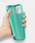 Биоразградим калъф кейс iPhone 14 Pro Max, 14 Pro – зелен, мента, снимка 2