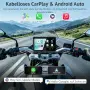 Безжичен CarPlay/Android Auto дисплей 26,1 см за автомобил, снимка 3