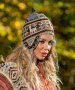 Перуанска шапка модел Уанкане от вълна на лама различни цветове, снимка 8