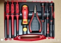 FELO 10 части изолирани AC 1000V отвертки клещи комплект , снимка 1