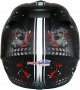 Каска за мотор protectWEAR, street design черно/червено, S 55-56 см, снимка 5