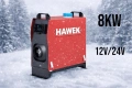 Суха Дизелова Печка HAWEK  8kW – за кемпери, бусове и гаражи 12V / 24V / 220V, снимка 1