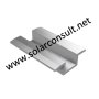 Средна и крайна алуминиева планка за фотоволтаични соларни панели