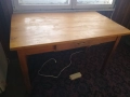 Дървена трапезна маса масив два броя, снимка 2
