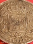 Сребърна монета 5 франка 1869г. Белгия Крал Леополд втори за КОЛЕКЦИЯ 52733, снимка 12