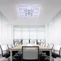 Модерен квадратен LED плафон 56 x 56 см с дистанционно, снимка 6
