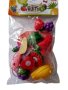 Детски комплект плодове и зеленчуци за рязане, снимка 1 - Кукли - 42651183