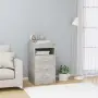 vidaXL Шкаф с чекмеджета бетонно сив 40x50x76 см инженерна дървесина, снимка 2