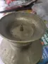 Масивен свещник бронз, снимка 2