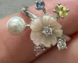 Уникално красив сребърен пръстен , снимка 7