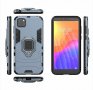  Huawei Y5p Удароустойчив хибриден кейс с метален пръстен , снимка 5