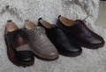Обувки естествена кожа, Мат Стар, с връзки, код 365/ББ270, снимка 1 - Дамски ежедневни обувки - 44746897