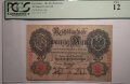 PCGS 12 - Германия, 20 марки 21.4.1910 г. (с интересен номер), снимка 2