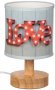 Дървена настолна лампа,Романтична.E14,Kabel 120 см, снимка 1 - Романтични подаръци - 39561285