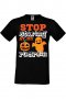 Мъжка тениска Stop Staring At My Pumpkin 2,Halloween,Хелоуин,Празник,Забавление,Изненада,Обичаи,, снимка 1 - Тениски - 38130682
