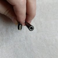 USB type C to 3.5mm Headphone audio Jack Adapter , снимка 3 - USB кабели - 30422597