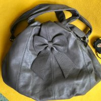 Frederic T Paris дамска обемна сива чанта естествена кожа оригинал, снимка 13 - Чанти - 37320710