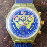 Ръчен часовник Swatch SWISS Chronograph"Sarajevo Olympics 94", снимка 10 - Мъжки - 44242721
