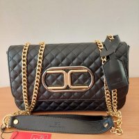 Луксозна Черна чанта/реплика Elisabetta Franchi  код SG-U78, снимка 1 - Чанти - 40728942