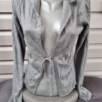 Дамска жилетка в сив цвят (модел 23), снимка 1 - Жилетки - 38979668