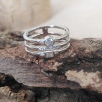 Дамски пръстен с цирконий 23735, снимка 1 - Пръстени - 37484714