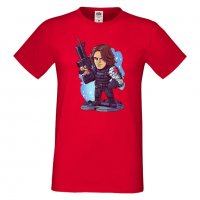 Мъжка тениска Marvel Winter Soldier  Игра,Изненада,Подарък,Геймър,, снимка 7 - Тениски - 36791855