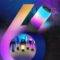 Уникална RGB Безжична Колона Колонка Bluetooth Тонколона USB, снимка 7 - Bluetooth тонколони - 34479077