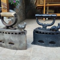 Старинна ютия на въглища , снимка 5 - Антикварни и старинни предмети - 42660880