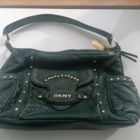 DKNY оригинална чанта естествена кожа , снимка 15 - Чанти - 38972539