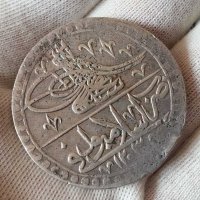 Османска Турция 100 пара ЮЗЛУК 1203/1 Селим 3 сребро монета , снимка 6 - Нумизматика и бонистика - 40803155