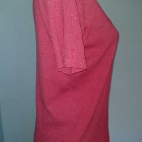 Еластична туника / блуза в розово / голям размер , снимка 4 - Туники - 30460386