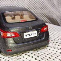 метална колекционерска кола Nissan Sylphy - 2012  г.. Мащаб 1:18, снимка 4 - Колекции - 44437846