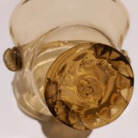 Стара стъклена бонбониера от соца., снимка 4 - Антикварни и старинни предмети - 35235381
