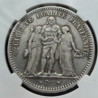 5 франка 1849 Франция., снимка 3 - Нумизматика и бонистика - 37888643