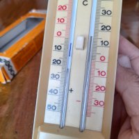 Стар термометър Minima Maxima, снимка 5 - Антикварни и старинни предмети - 42236036