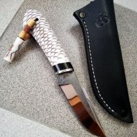 Ръчно изработен ловен нож от марка KD handmade knives ловни ножове, снимка 4 - Ножове - 39523881