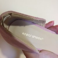 Дам.сандали-/изк.велур+брокат/-"Ideal shoes"-№40-цвят-розов. Закупени от Италия., снимка 11 - Сандали - 29287189