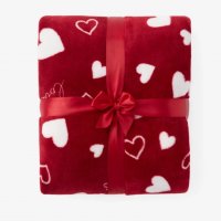 Одеяло със сърца за Свети Валентин, снимка 1 - Декорация за дома - 39481272