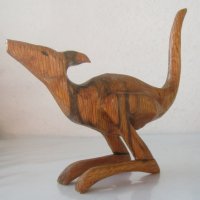 Кенгуру дърво животно фигура статуетка Австралия, снимка 8 - Статуетки - 31623607