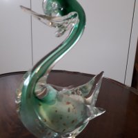 Лебед от цветно стъкло Murano , снимка 3 - Колекции - 31716504