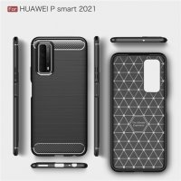 Huawei P Smart 2021 - Удароустойчив Кейс Гръб CARBON, снимка 6 - Калъфи, кейсове - 31004259