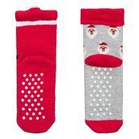 2 чифта Детски Коледни чорапи, Дядо Коледа, 19-30н, снимка 2 - Чорапи - 42778613