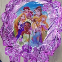 6 Принцеси двустранен голям огледало балон фолио фолиев хелий или въздух парти рожден ден, снимка 1 - Други - 34209707