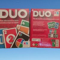 Семейна игра DUO - Карти за игра , снимка 1 - Игри и пъзели - 42813418