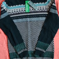 Нов пуловер на Benetton за момче, снимка 3 - Детски пуловери и жилетки - 35608643