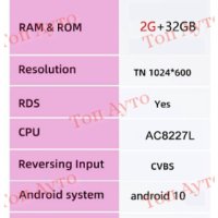 Мултимедия Андроид 7 инча 2DIN 2GB 32GB Wi Fi GPS Универсална, снимка 4 - Аксесоари и консумативи - 40433576