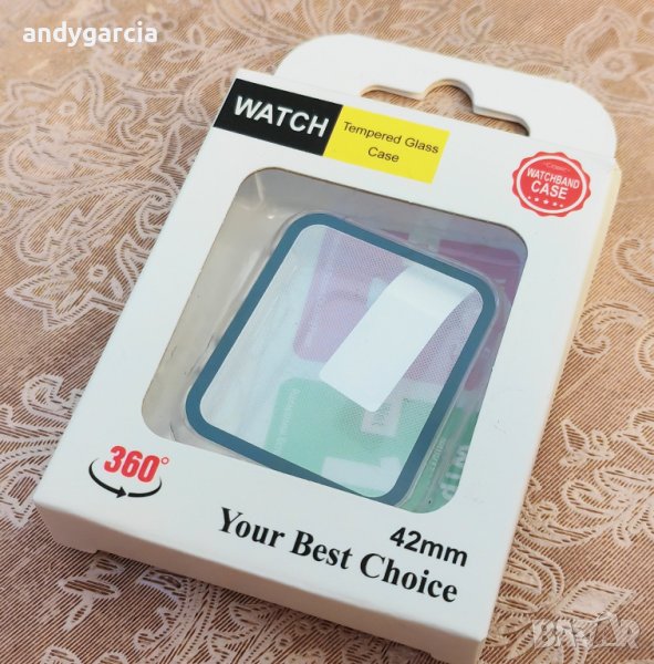 360 протектор кейс Apple Watch 1/2/3/4/5/6/7/8/SE - 42mm, само 42 милиметра версията чисто нов, снимка 1