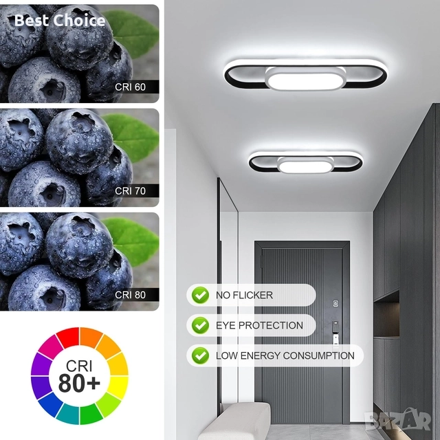 LED таванна лампа / плафон 30W модерен дизайн, снимка 1