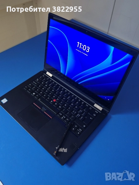 Lenovo thinkpad x380 yoga 2in1 256GB ssd Гаранция 6м!!!, снимка 1
