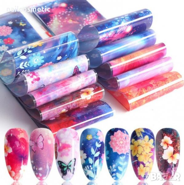 10 ЦВЯТА КОМПЛЕКТ ФОЛИО ЗА МАНИКЮР Т28, снимка 1